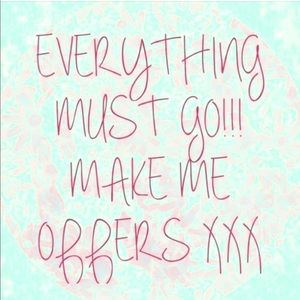 All reasonable offers accepted!